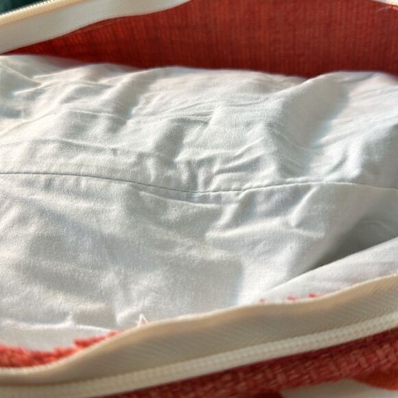 Frontgate Coral Print Accent Throw Pillow - Picture 7 of 8